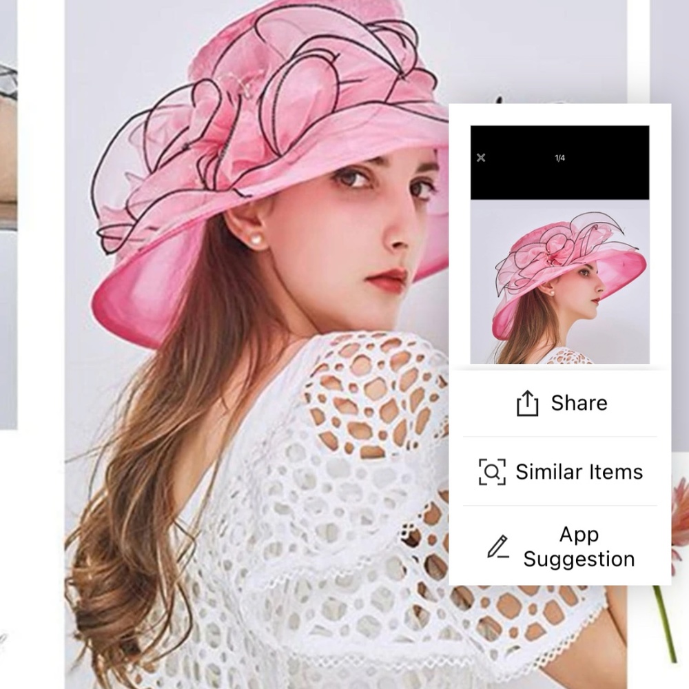 Hot pink hat